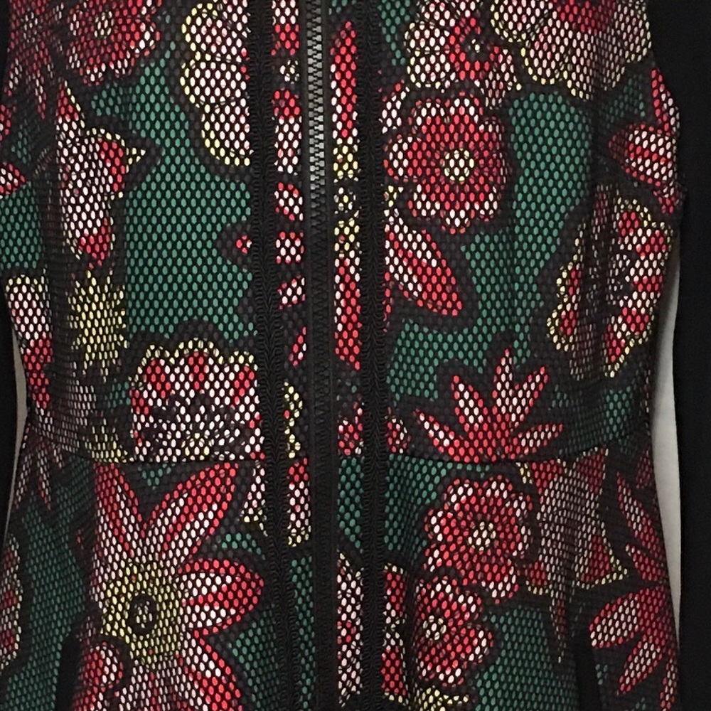 Johnston & Bell. Dress/coat. Gorgeous floral and mesh detail. Size 14 - Picture 10 of 16